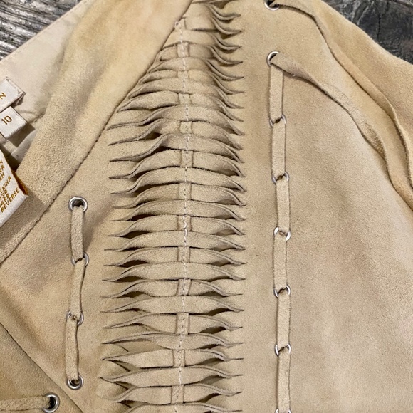 Cream suede pants - buttery soft! - Picture 4 of 7